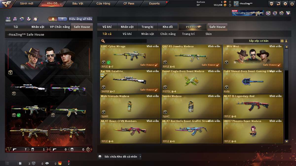 shop acc cf uy tin gia re